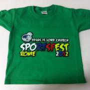 5-color print on child's t-shirt