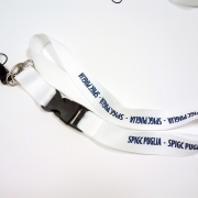 1-color printing on badge-holder strap