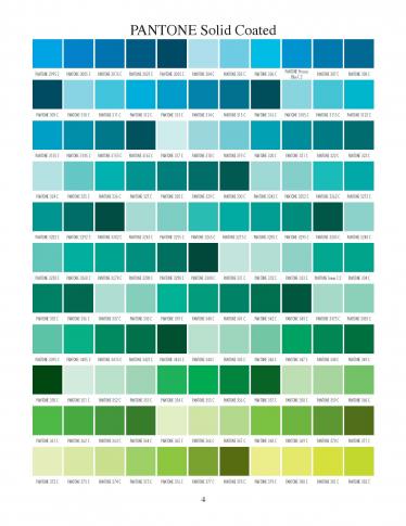 Cartella colori PANTONE