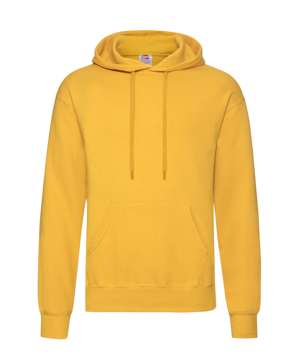 FRUIT OF THE LOOM Felpa Con Cappuccio Bambino – Comoda, Con Tasca Frontale, Nero (Taglia 7-8 Anni)