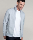 K456 Felpa uomo full zip