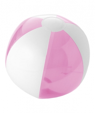 10039700 Pallone da spiaggia bicolore trasparente Bondi rosa