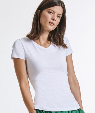 R-103F-0 T-shirt donna scollo a V Pure Organic