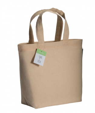 Shopper Cotone con Cerniera, Stampa Tote bag