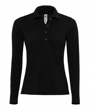 BCPW456-OUTLET Polo Safran Pure manica lunga donna