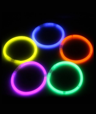 Articoli luminosi per eventi e feste. Gadget fluorescenti.