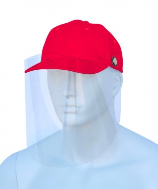 KM28 Cappello baseball con visiera protettiva