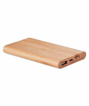 MO9663 Power bank in bamboo ARENAPOWER