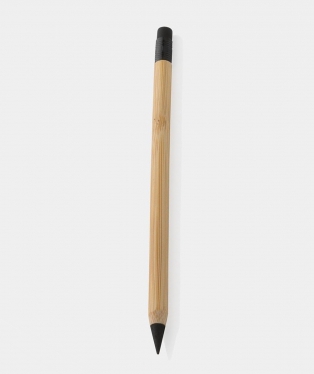 Penna infinity in bambù con gomma - Matita personalizzata