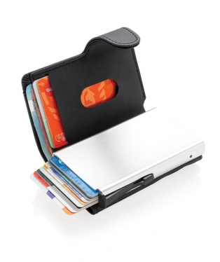 P850.341 Porta carte RFID in alluminio con portafogli