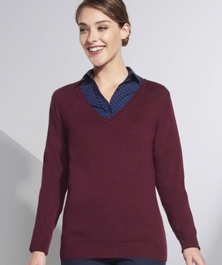 SOLS01711 Pullover a V Glory Women