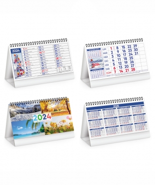 Calendari da tavolo personalizzati - Gadget di fine anno.
