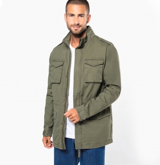 K6164 Giacca safari uomo slavata Vintage look