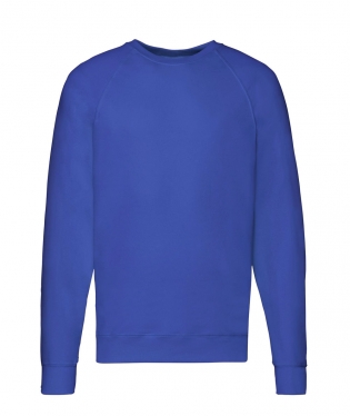 Fru of the Loom Felpa classica da uomo con maniche a raglan (rossa