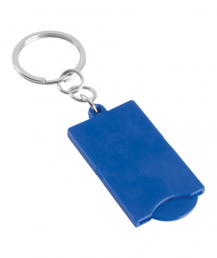 Portachiavi antistress blue in plastica e pvc