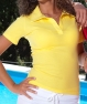 B107 Polo elasticizzata donna