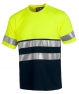 WC3941 T-shirt da lavoro bicolore alta visibilità