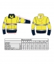 C464 Bomber Essential Hi-Vis 2 in 1