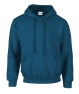 Gildan Felpa Con Cappuccio Uomo, Taglia L, Colore Verde Foresta, Cotone Comfort, Casual