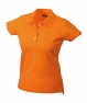 JN356 Ladies' Elastic Piqué Polo  orange
