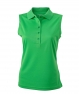 JN575 Ladies' Active Polo Sleeveless green