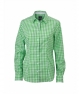 JN616 Ladies' Checked Shirt  green