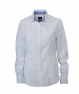JN618 Ladies' Plain Shirt  white royal