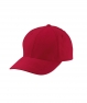 MB6135 Polyester Peach Cap a 6 pannelli  red