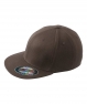 MB6184 Flexfit® Flatpeak Cap  dark brown