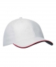 MB6197 Double Sandwich Cap  white red