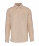 NS504-OUTLET Camicia in lino uomo