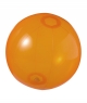 IT2216 Pallone da spiaggia trasparente Ibiza arancio