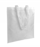 17111PEC Shopper bianco con manici colorati bianco